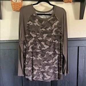 Faded Glory Camouflage Top